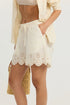 Gottex Beach Life Giselle Guipure Lace Detail Shorts