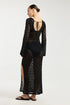 Gottex Beach Life Rama Open Back Crochet Maxi Dress