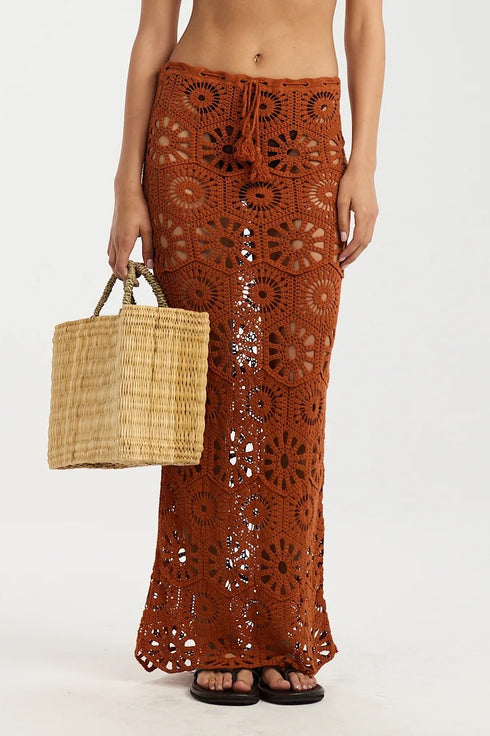 Gottex Beach Life Charlie Lace Maxi Skirt