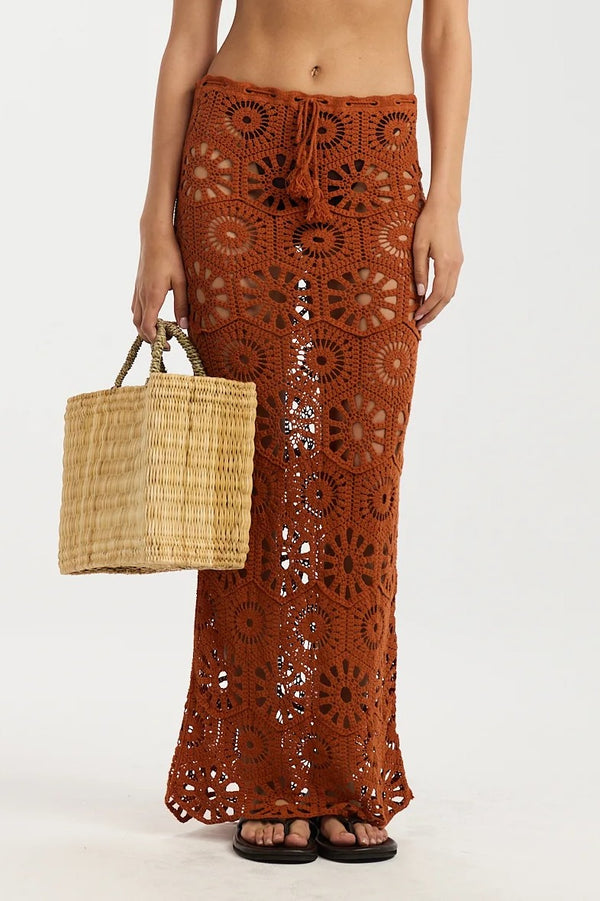 Gottex Beach Life Charlie Lace Maxi Skirt