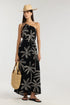 Gottex Beach Life Resort Palm One Shoulder Maxi Dress