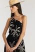 Gottex Beach Life Resort Palm One Shoulder Maxi Dress