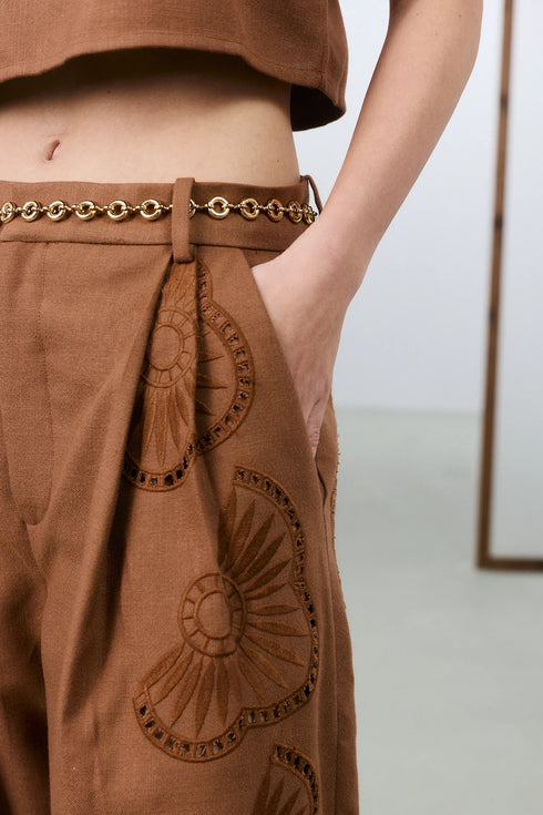 Gottex Beach Life Resort Embroidered Pants
