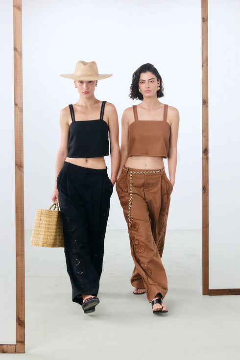 Gottex Beach Life Resort Embroidered Pants