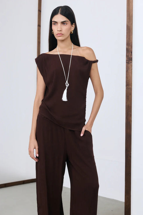 Gottex Beach Life Resort One Shoulder Twist Top