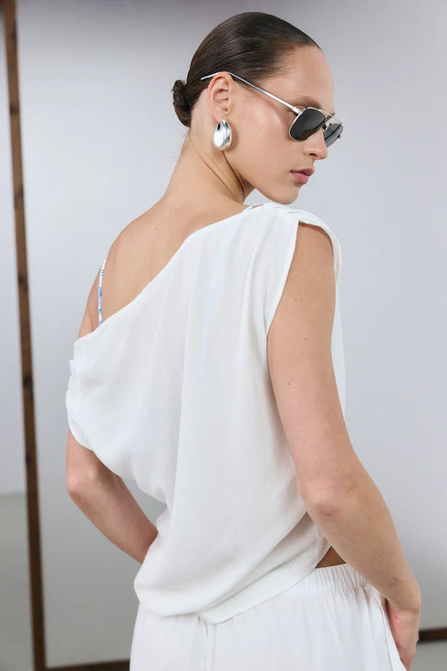 Gottex Beach Life Resort One Shoulder Twist Top