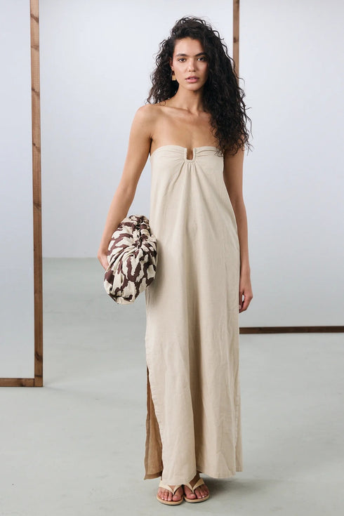 Gottex Beach Life Resort Coastal U Wire Maxi Dress