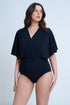 Gottex Modest V-Neck Wide Sleeve One Piece