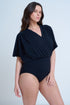 Gottex Modest V-Neck Wide Sleeve One Piece