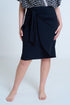 Gottex Modest Long Draped Wrap Skirt