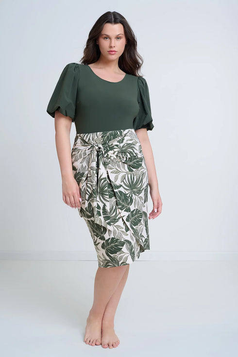 Gottex Modest Long Tie Wrap Skirt
