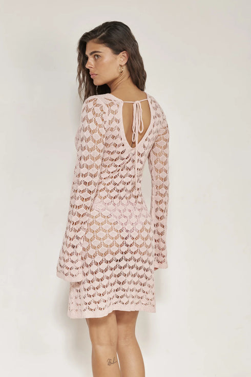 Gottex Beach Life Rama Crochet Mini Dress