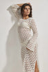 Gottex Beach Life Rama Open Back Crochet Maxi Dress