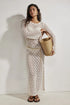 Gottex Beach Life Rama Open Back Crochet Maxi Dress