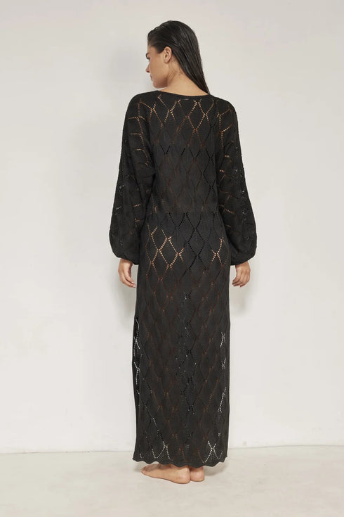 Gottex Beach Life Belinda V-Neck Crochet Dress
