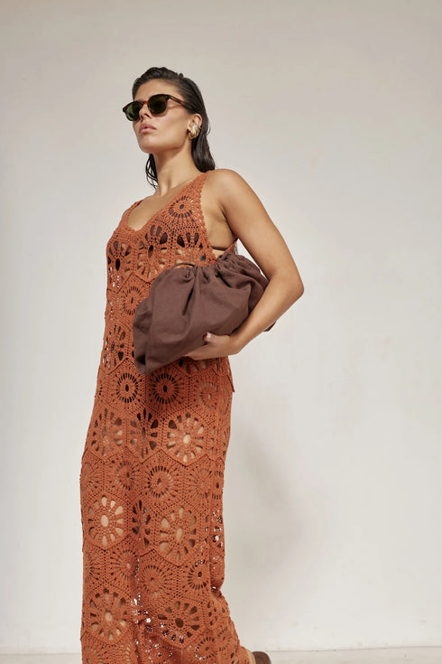 Gottex Beach Life Charlie Lace Scoop Neck Maxi Dress
