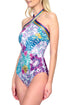 Gottex Bali High Neck Swimsuit In Multi
