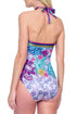 Gottex Bali High Neck Swimsuit In Multi
