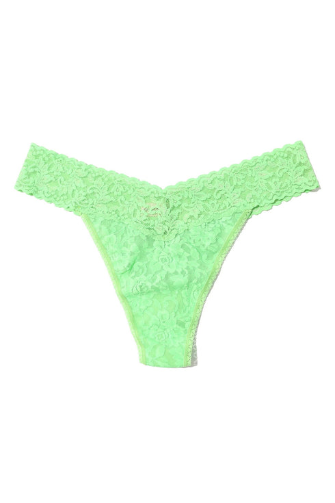 Hanky Panky Signature Lace Original Rise Thong Kiwi Punch