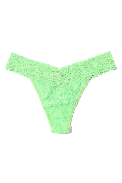 Hanky Panky Signature Lace Original Rise Thong Kiwi Punch
