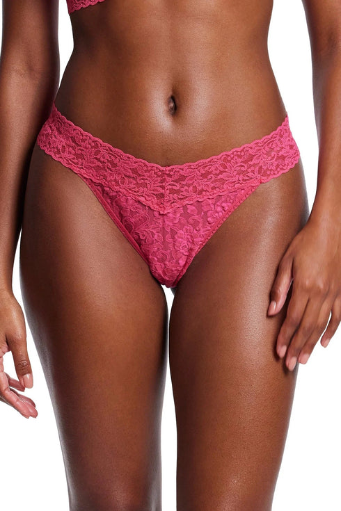 Hanky Panky Signature Lace Original Rise Thong Morning Glory