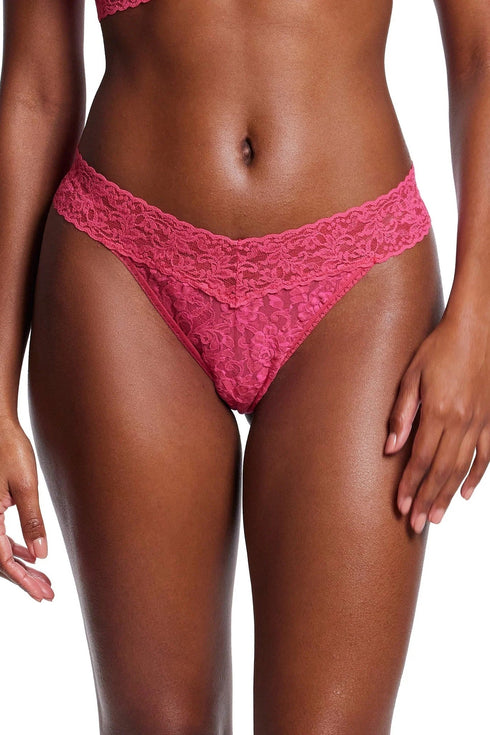 Hanky Panky Signature Lace Original Rise Thong Morning Glory