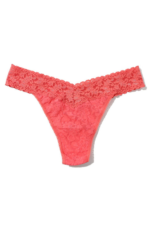 Hanky Panky Signature Lace® Original Rise Thong Courageous Coral
