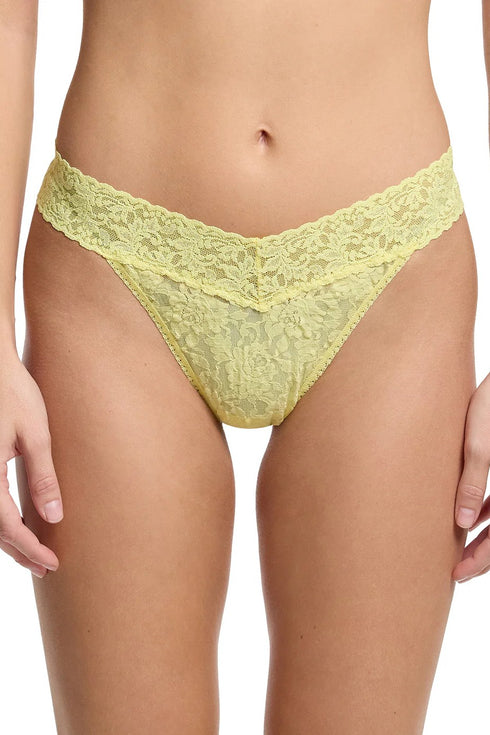 Hanky Panky Signature Lace® Original Rise Thong It's Bananas