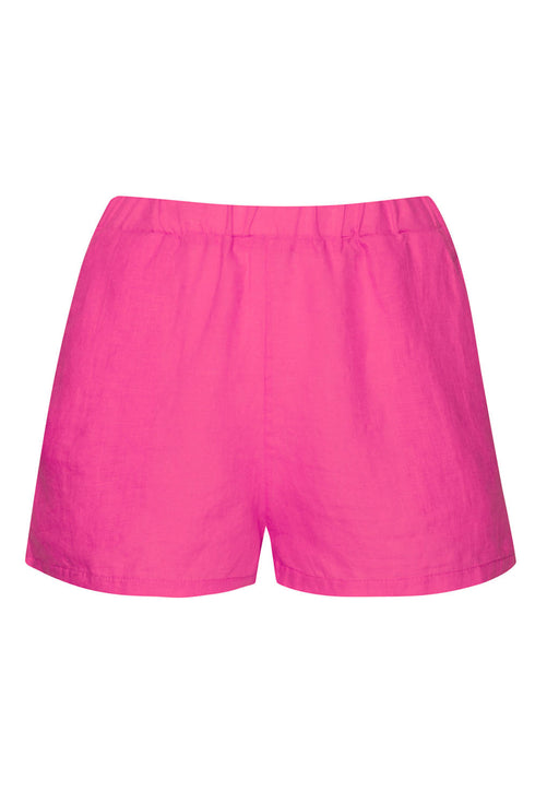 PQ Swim Hot Pink Linen Short