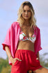 PQ Swim Hot Pink Linen Top