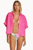 PQ Swim Hot Pink Linen Top