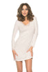 Antigel A06 Simply Perfect V-neck long sleeves nighty
