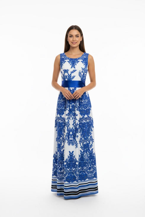 VLINTONA Maxi Dress With Belt