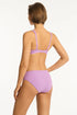 Sea Level Se Interlace Mid Bikini Bottom