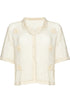 PQ Swim Ivory Flower Top