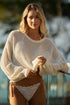 PQ Swim Ivory Lola Knit Sweater