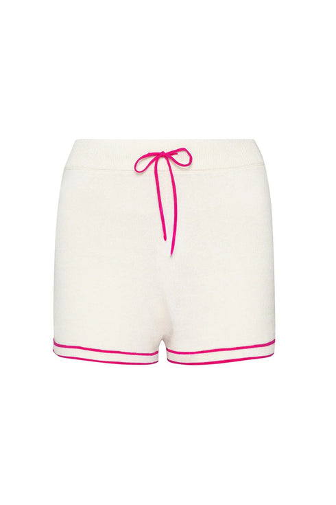 PQ Swim Ivory Margaret Short