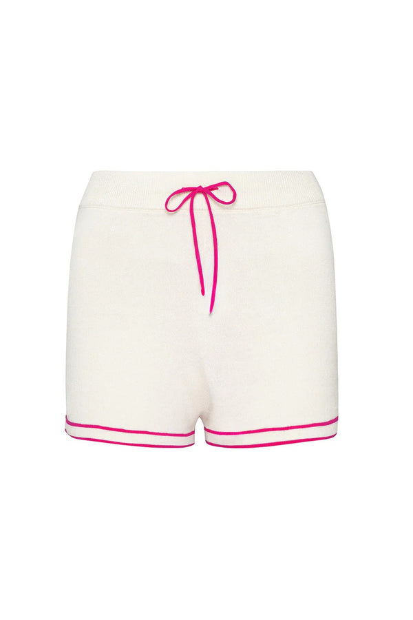 PQ Swim Ivory Margaret Short