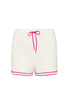 PQ Swim Ivory Margaret Short