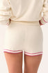 PQ Swim Ivory Margaret Short