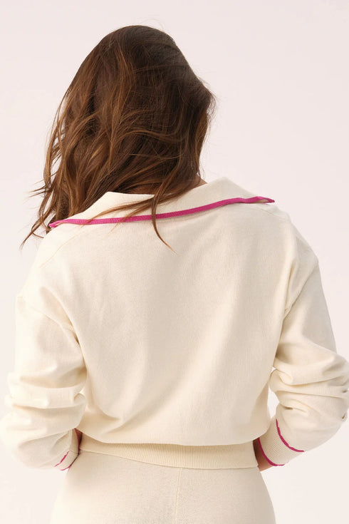 PQ Swim Ivory Margaret Sweater