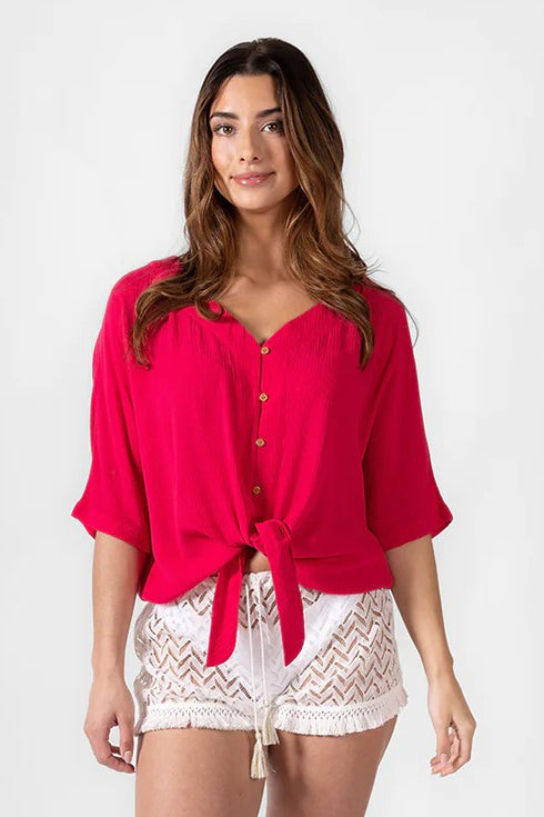 Koy Resort Miami Front Tie Top
