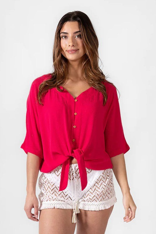 Koy Resort Miami Front Tie Top