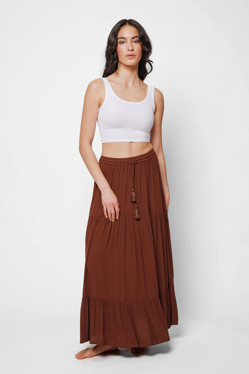Koy Resort Miami Long Tiered Skirt