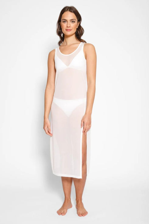 Koy Resort Seascape Mesh Long Dress