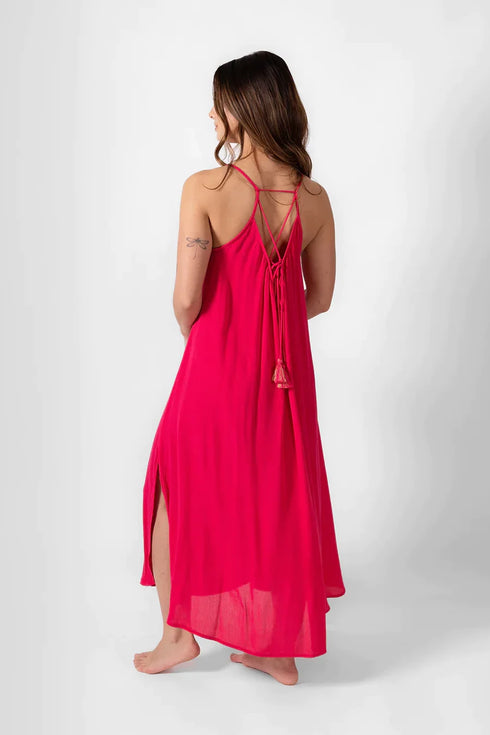Koy Resort Miami Midi Side Slit Dress
