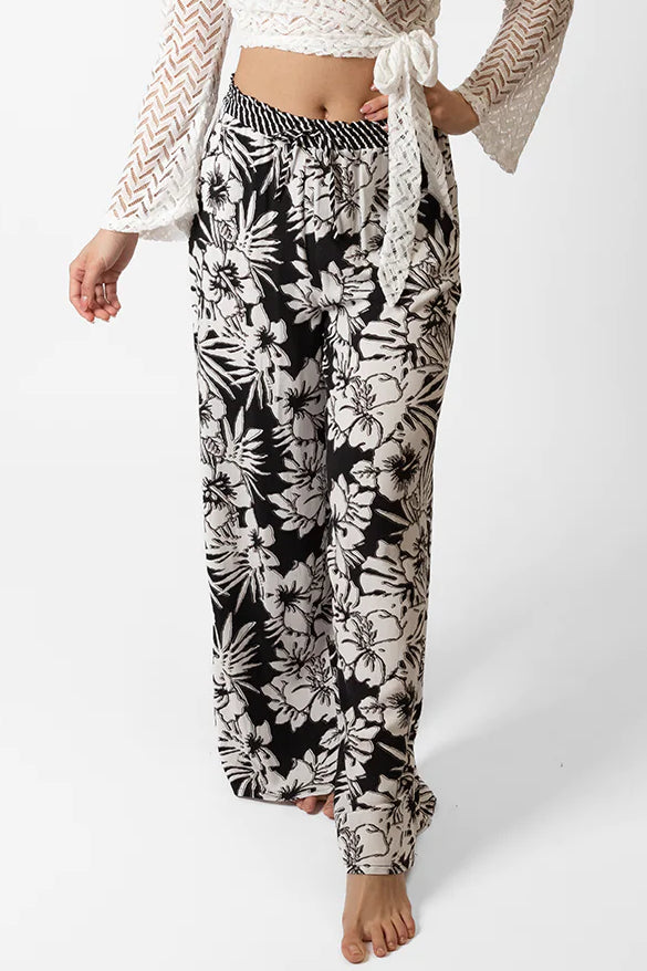 Koy Resort Copacabana Floral Wide Leg Pant