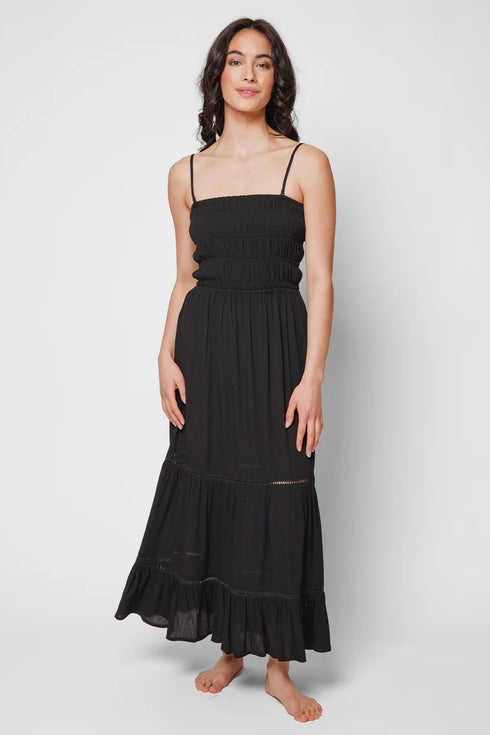 Koy Resort Miami Luxe Smocked Tiered Dress