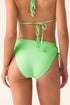 PQ Swim Kelly Green Ruched High Waist Bottom