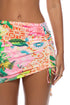 Luli Fama Opulent Eden Scrunched Up Mini Skirt